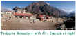 Tengboche Monastery with Mt Everest at right